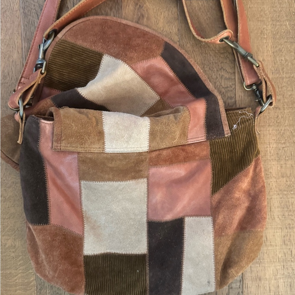 Free People Patchwork Shoulder Bag - image 3